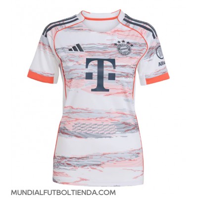 Camiseta Bayern Munich Josip Stanisic #44 Segunda Equipación Replica 2025-26 para mujer mangas cortas Camiseta Bayern Munich Josip Stanisic #44 Segunda Equipación Replica 2025-26 para mujer mangas cortas